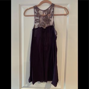 Free people top. Long. Comes past waist. Size medium.